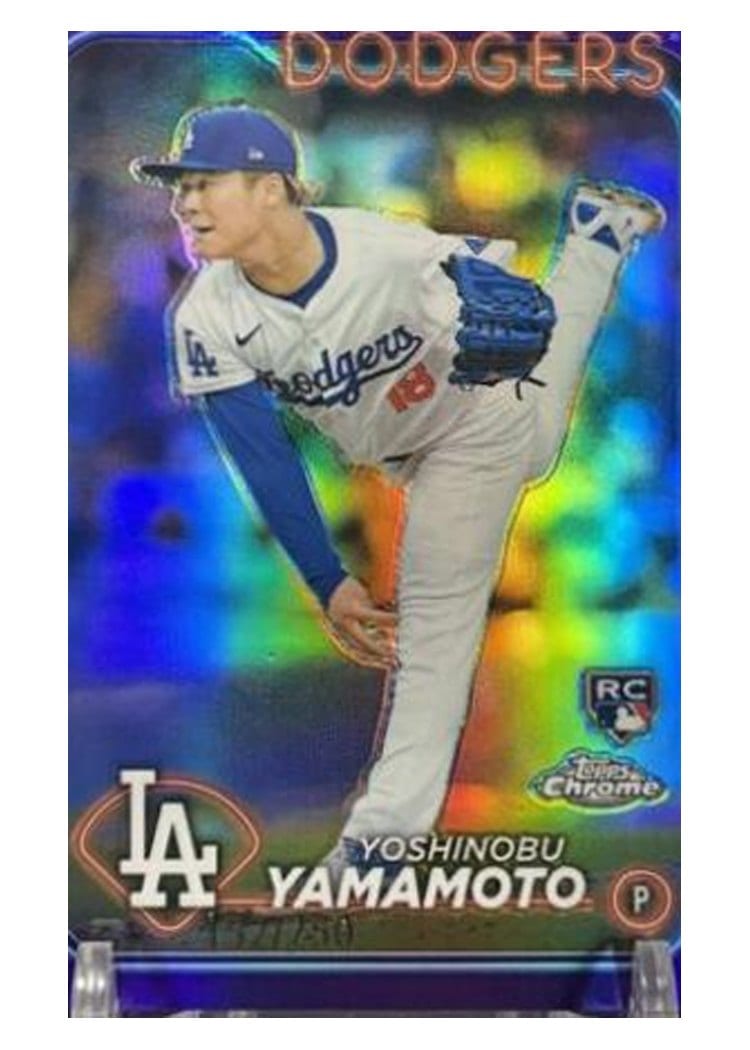 2024 Topps Chrome Yoshinobu Yamamoto #18 card