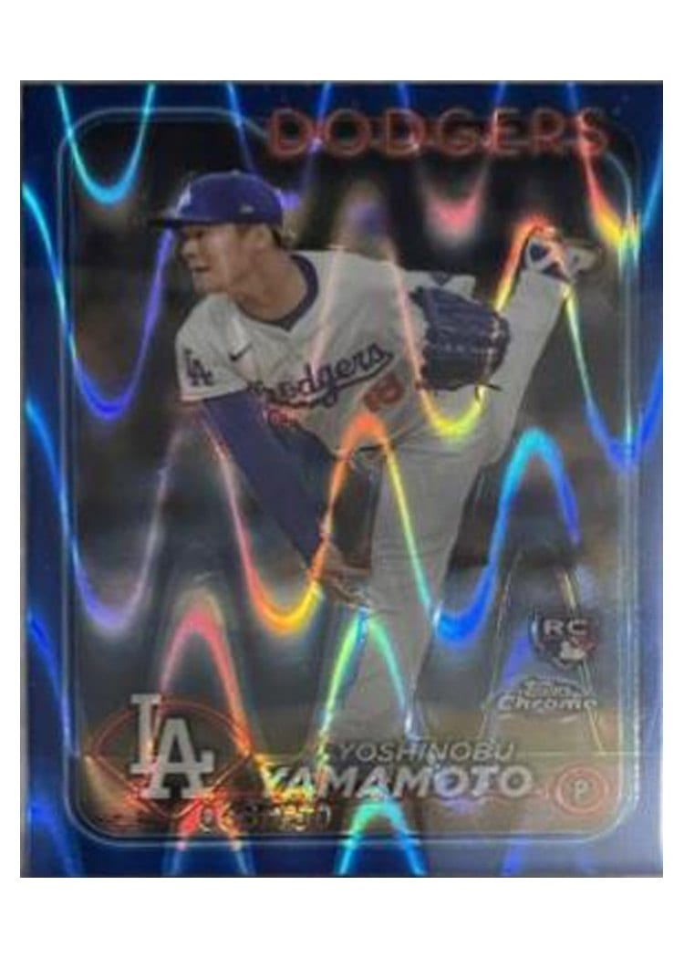 2024 Topps Chrome Yoshinobu Yamamoto #18 card
