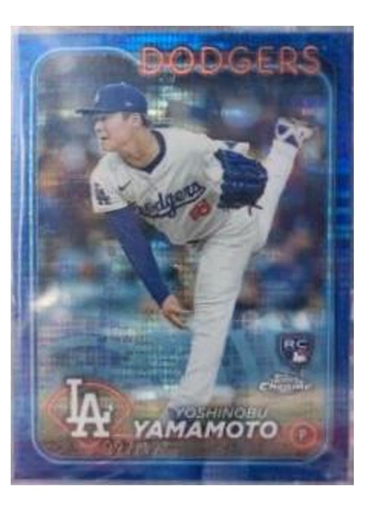 2024 Topps Chrome Yoshinobu Yamamoto #18 card