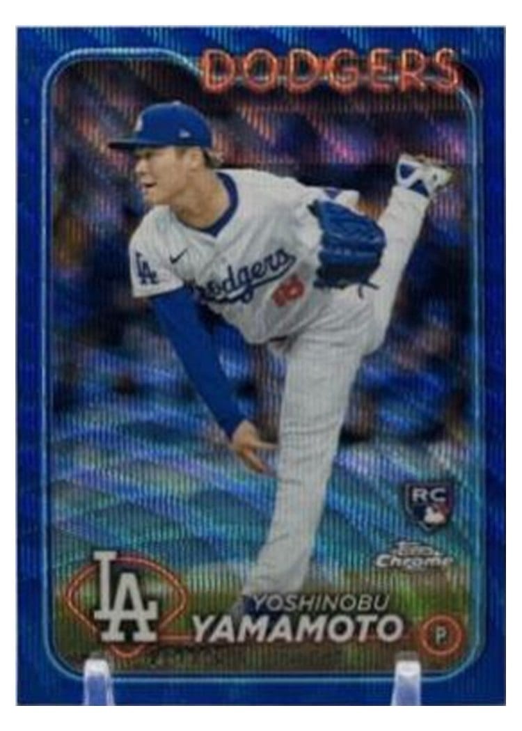 2024 Topps Chrome Yoshinobu Yamamoto #18 card