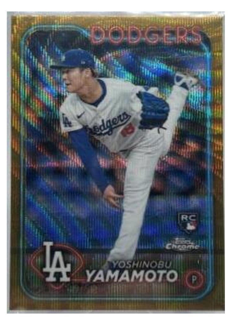 2024 Topps Chrome Yoshinobu Yamamoto #18 card