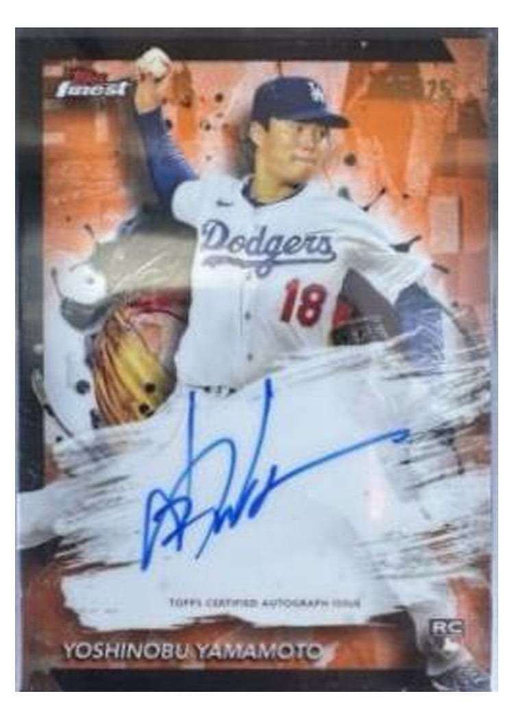 2024 Topps Chrome Yoshinobu Yamamoto #18 card