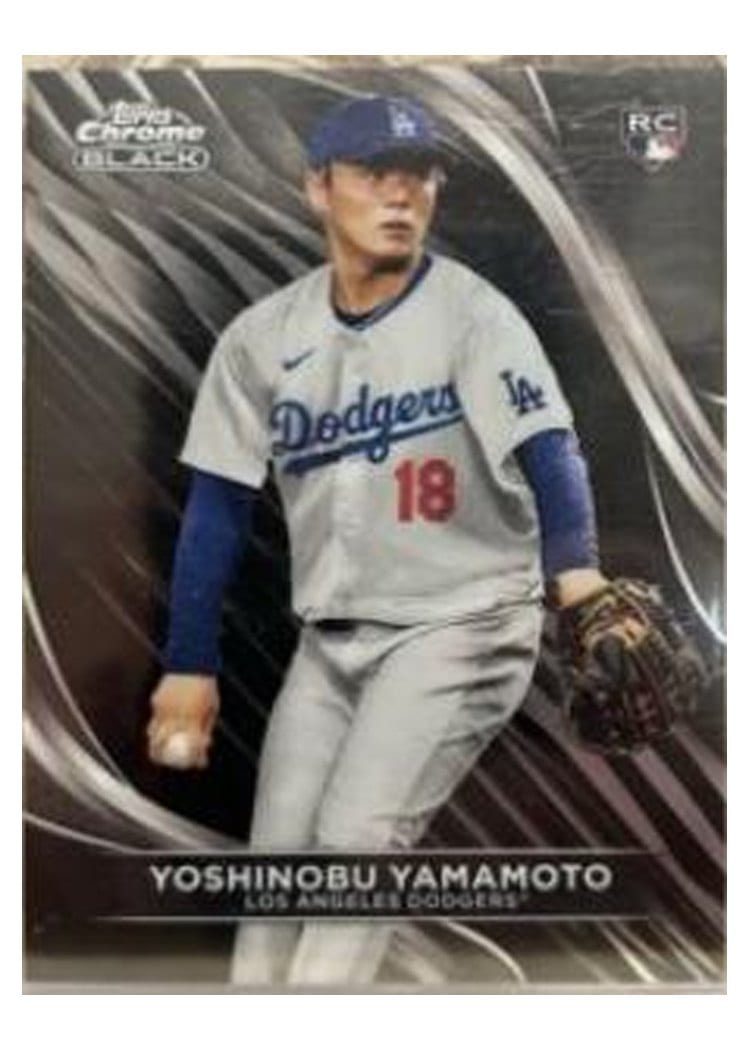 2024 Topps Chrome Yoshinobu Yamamoto #18 card