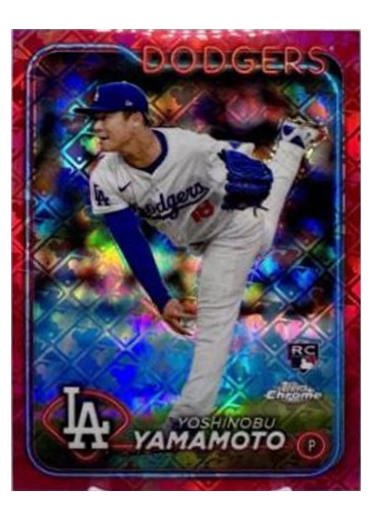 2024 Topps Chrome Yoshinobu Yamamoto #18 card
