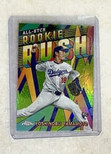 2024 Topps Chrome Chrome All Etch Rookie Rush Yoshinobu Yamamoto #CERR-16