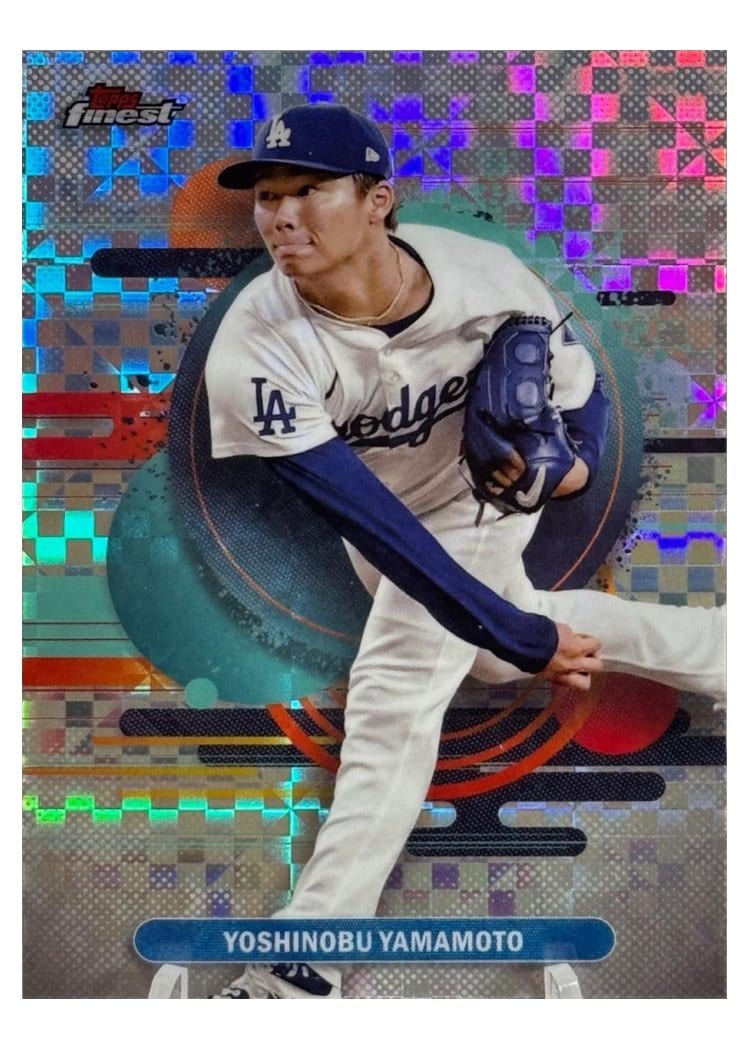 2025 Finest Base Set Yoshinobu Yamamoto #195 card
