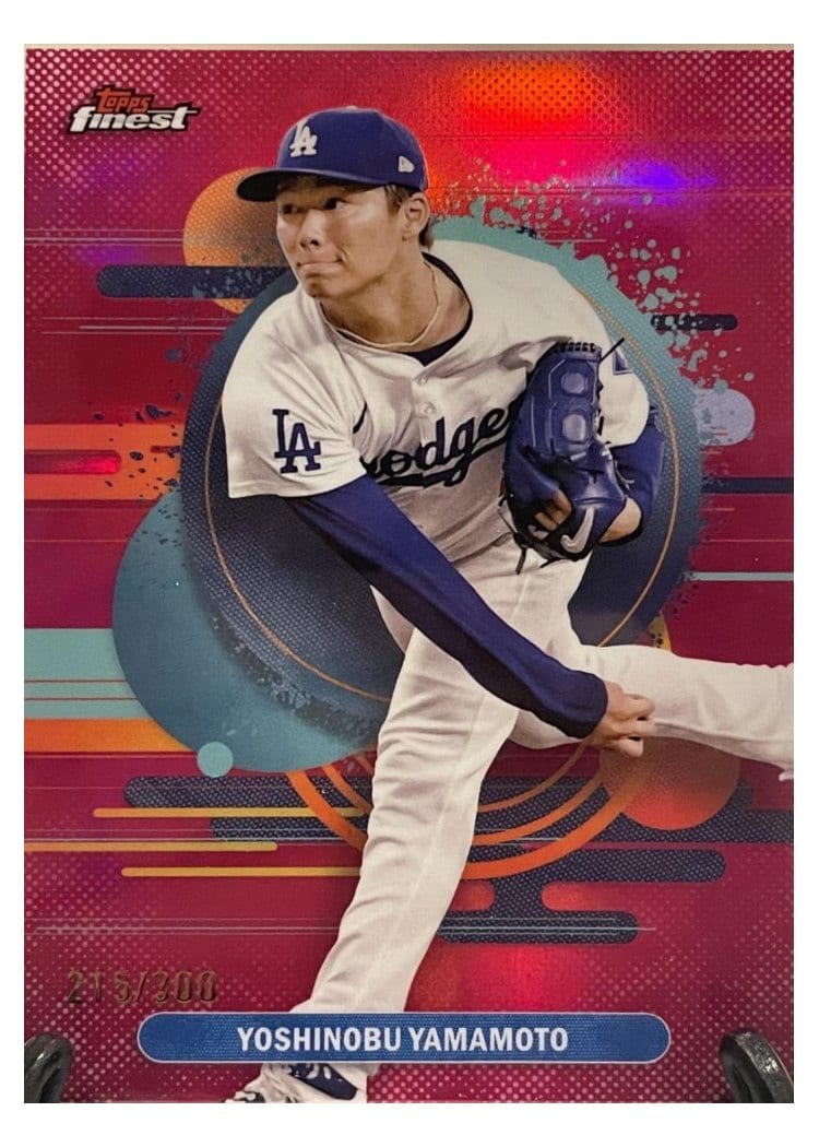 2025 Finest Base Set Yoshinobu Yamamoto #195 card