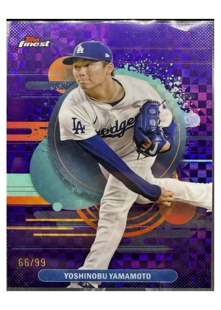 2025 Finest Base Set Yoshinobu Yamamoto #195 card