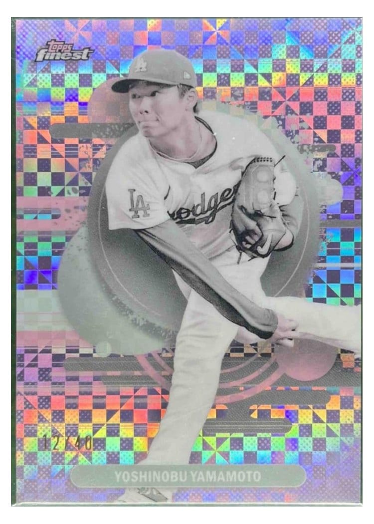 2025 Finest Base Set Yoshinobu Yamamoto #195 card