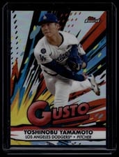 2025 Finest Gusto Yoshinobu Yamamoto #G-25 card