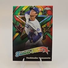 2025 Topps Chrome Logofractor Edition Future Stars Yoshinobu Yamamoto #FS-6 card