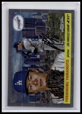 2025 Topps Chrome Platinum 1955 Topps City Variations Yoshinobu Yamamoto #55CV-40