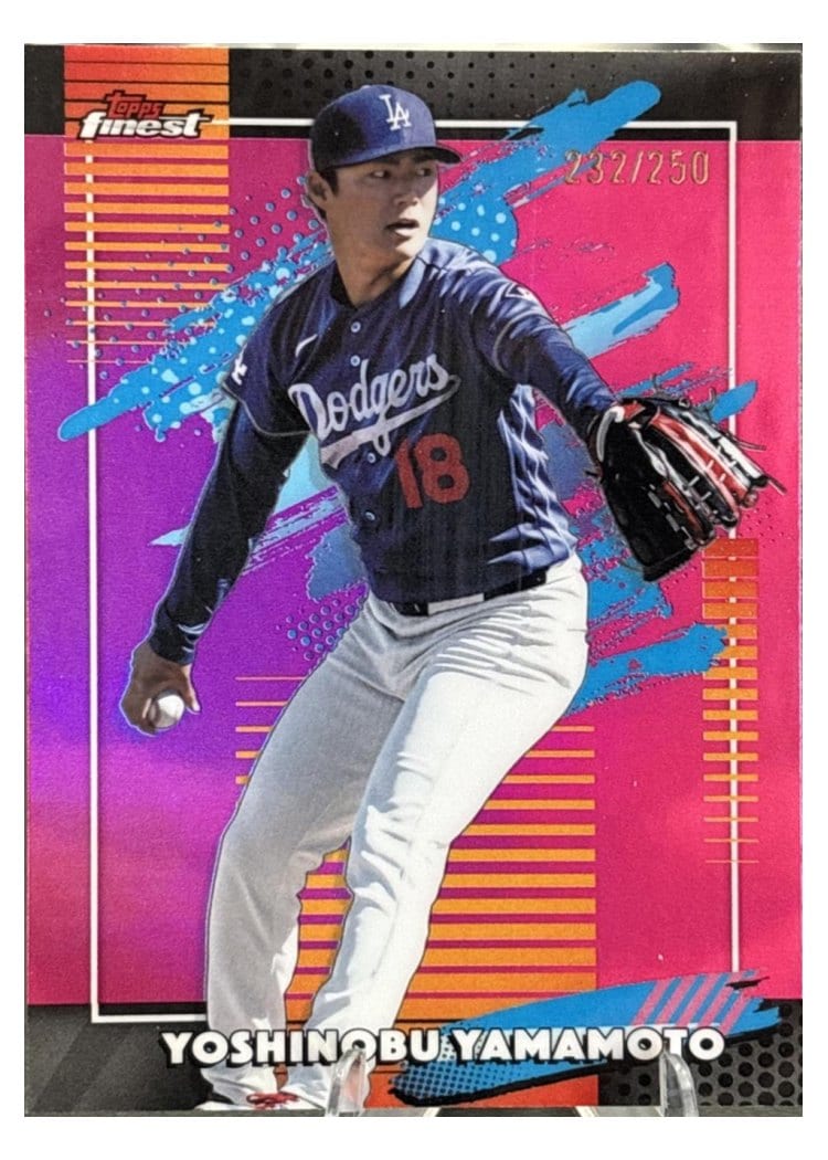 2026 Topps Finest Yoshinobu Yamamoto #120 card