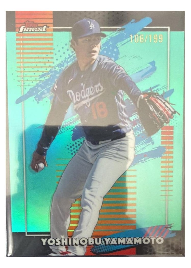 2026 Topps Finest Yoshinobu Yamamoto #120 card