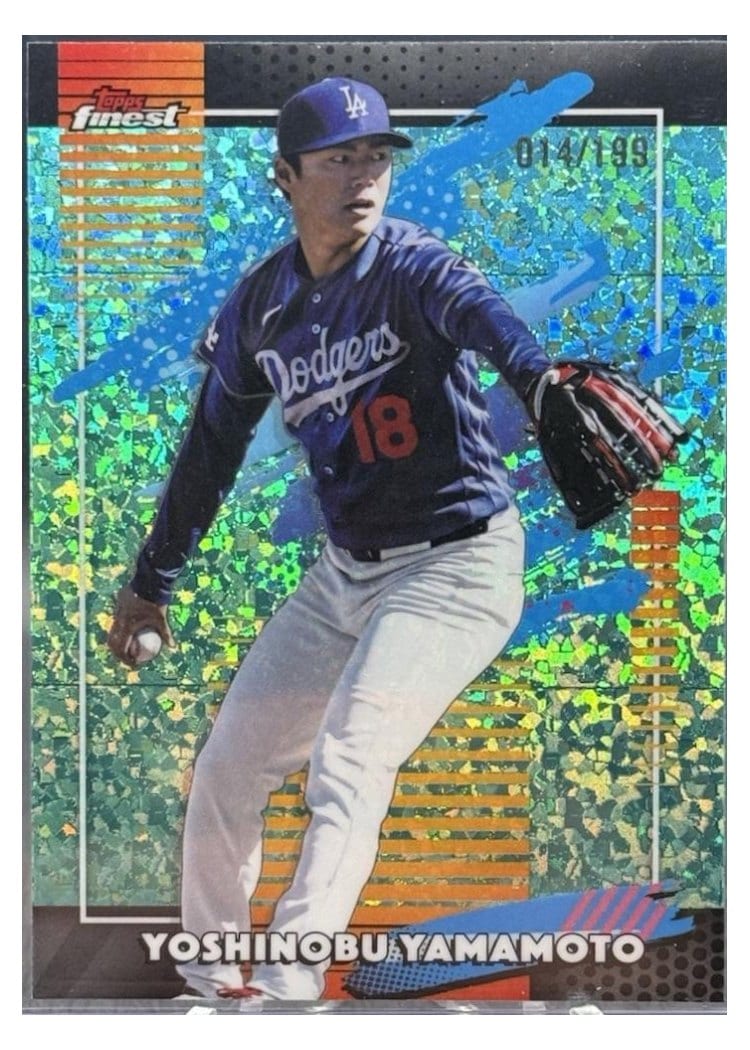 2026 Topps Finest Yoshinobu Yamamoto #120 card