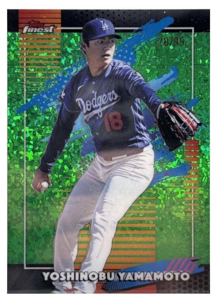 2026 Topps Finest Yoshinobu Yamamoto #120 card