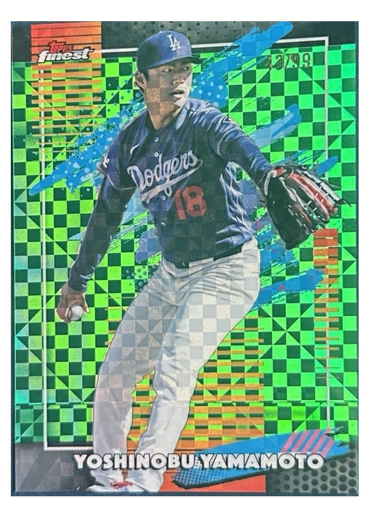 2026 Topps Finest Yoshinobu Yamamoto #120 card