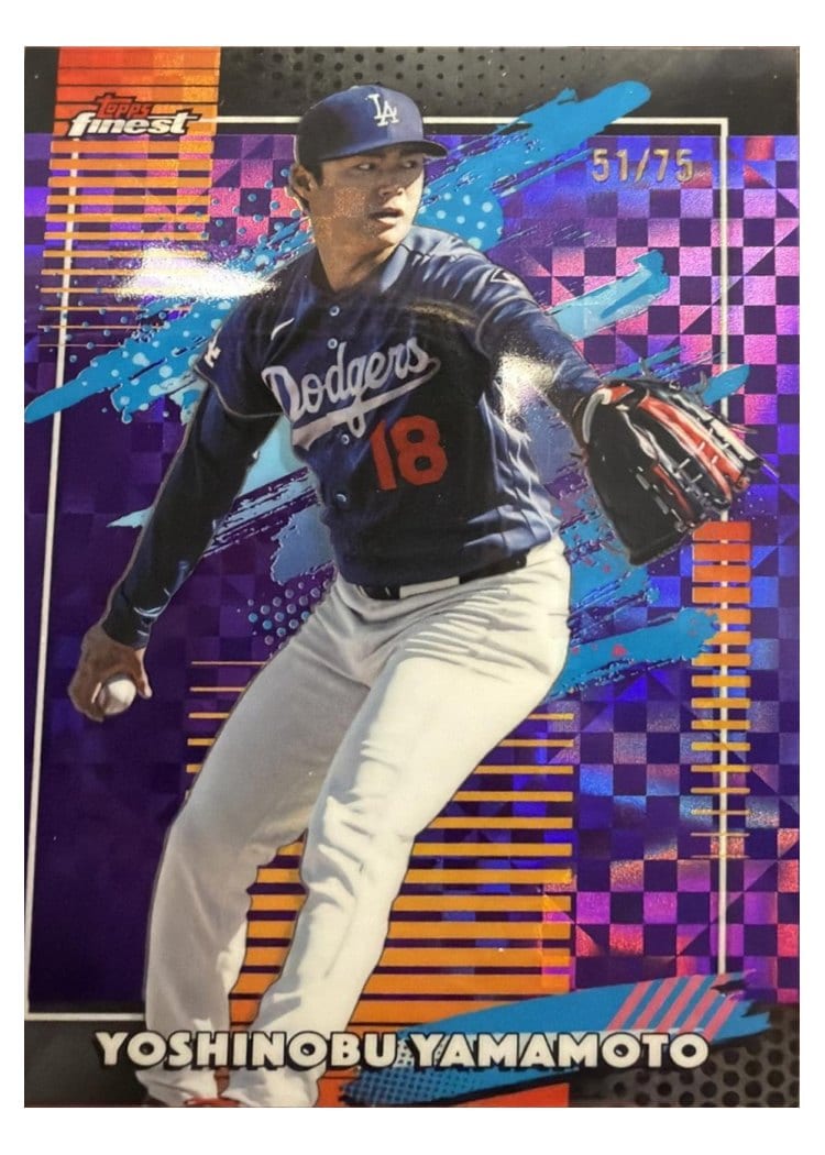 2026 Topps Finest Yoshinobu Yamamoto #120 card