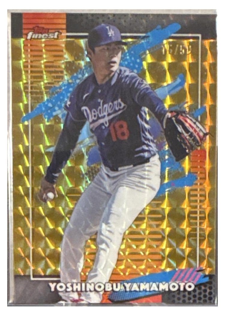2026 Topps Finest Yoshinobu Yamamoto #120 card