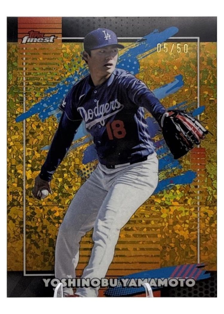 2026 Topps Finest Yoshinobu Yamamoto #120 card