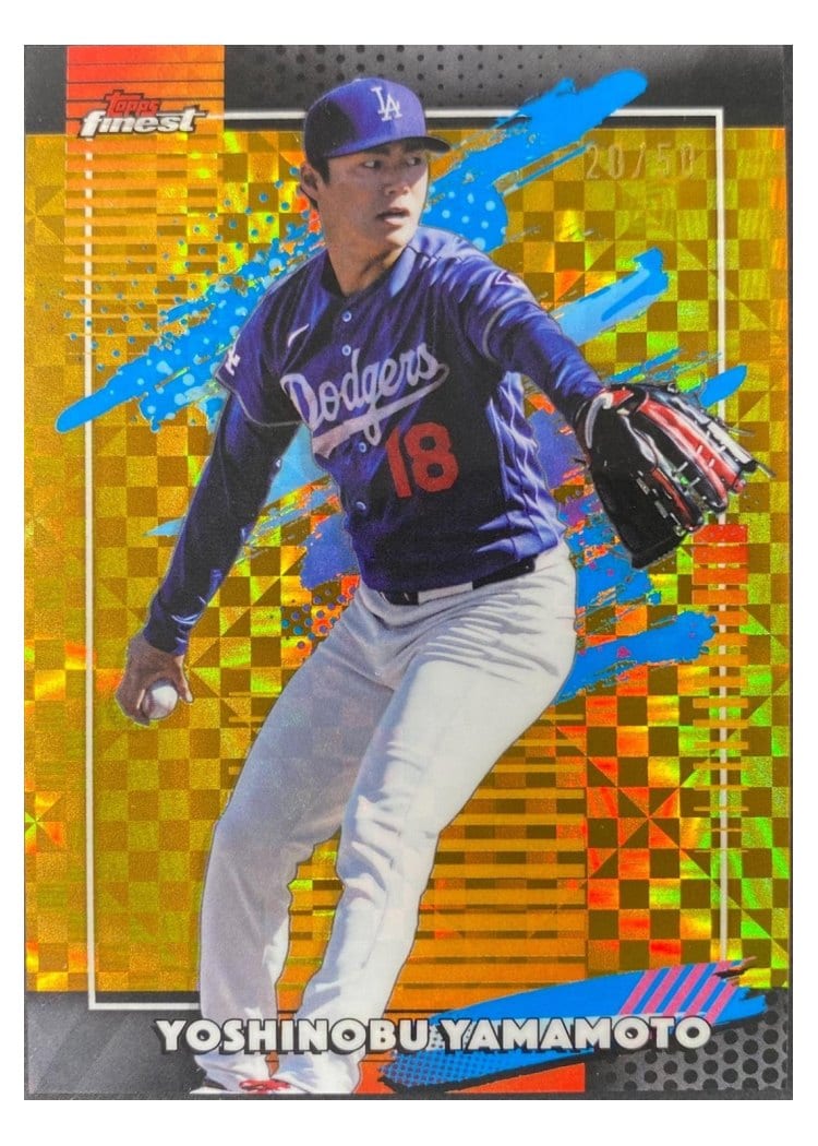 2026 Topps Finest Yoshinobu Yamamoto #120 card