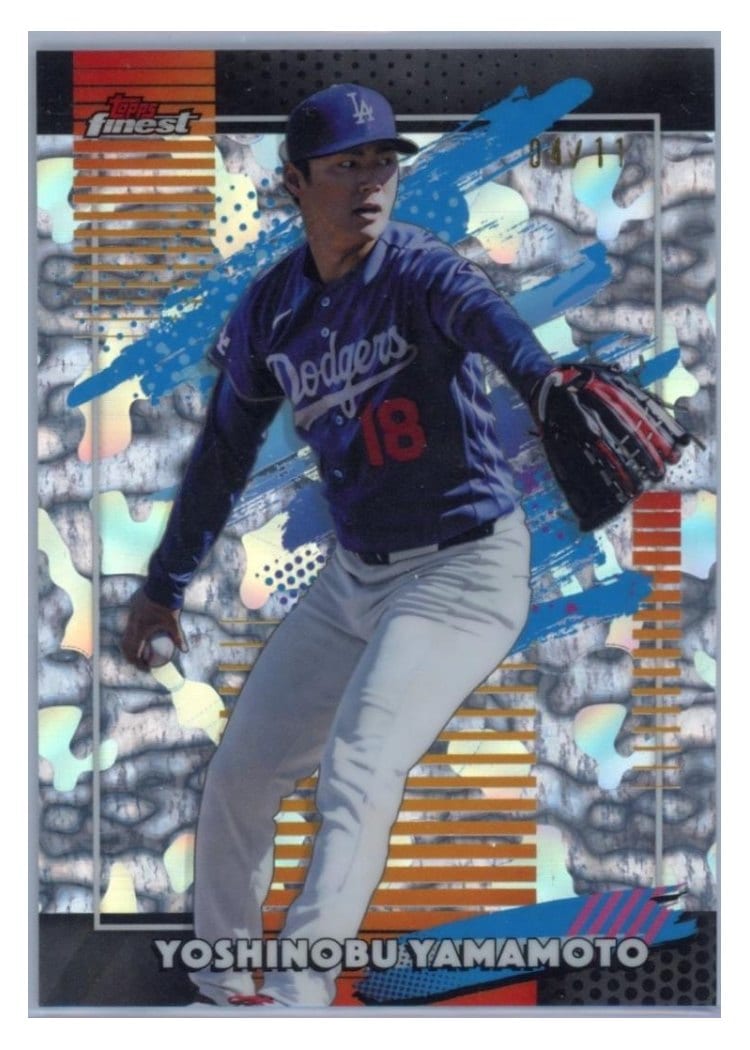 2026 Topps Finest Yoshinobu Yamamoto #120 card