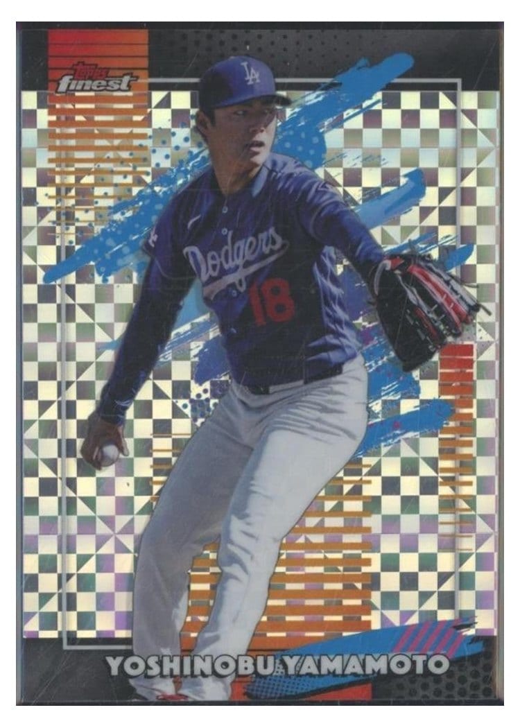 2026 Topps Finest Yoshinobu Yamamoto #120 card