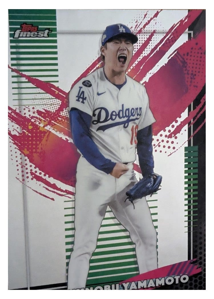 2026 Topps Finest Yoshinobu Yamamoto #215 card