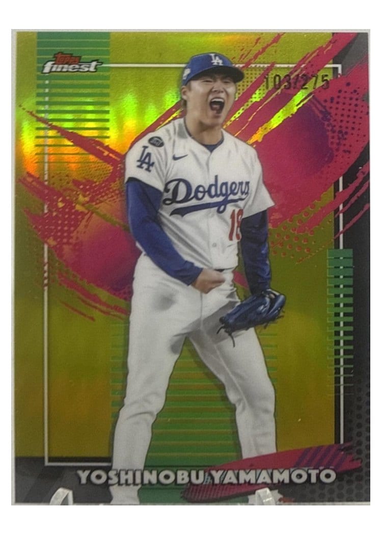 2026 Topps Finest Yoshinobu Yamamoto #215 card
