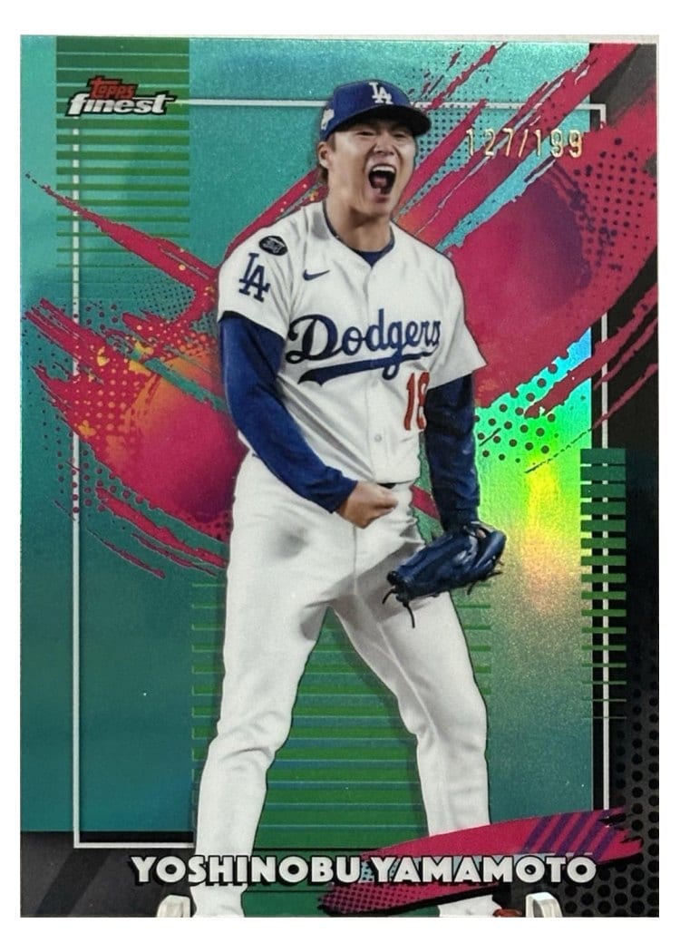 2026 Topps Finest Yoshinobu Yamamoto #215 card