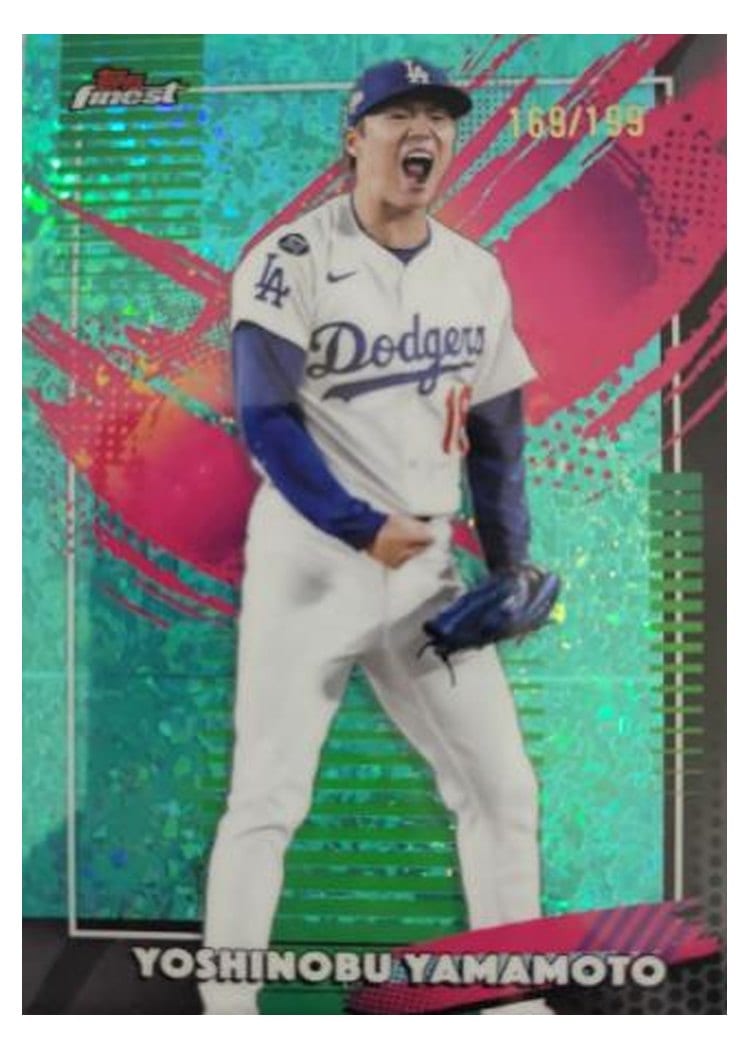 2026 Topps Finest Yoshinobu Yamamoto #215 card