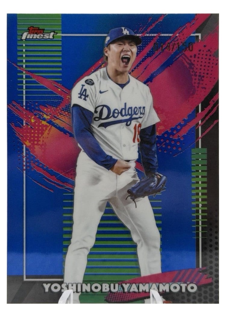 2026 Topps Finest Yoshinobu Yamamoto #215 card