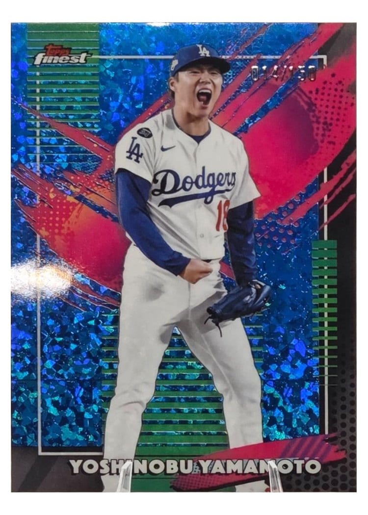 2026 Topps Finest Yoshinobu Yamamoto #215 card