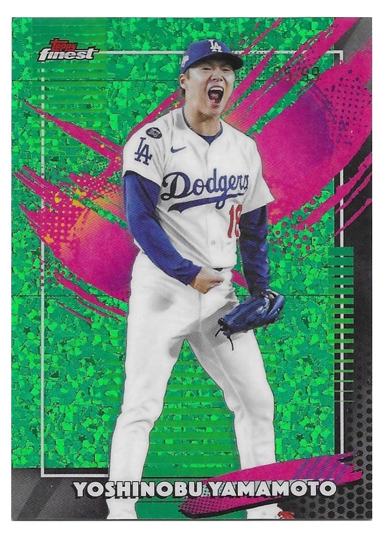 2026 Topps Finest Yoshinobu Yamamoto #215 card