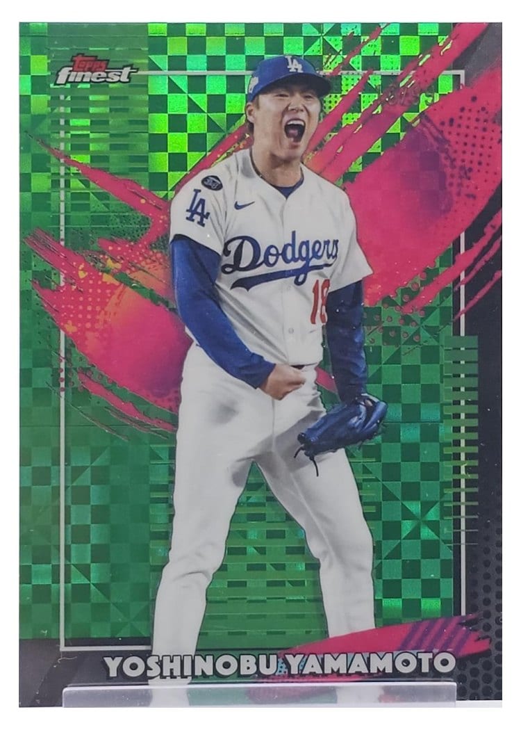 2026 Topps Finest Yoshinobu Yamamoto #215 card