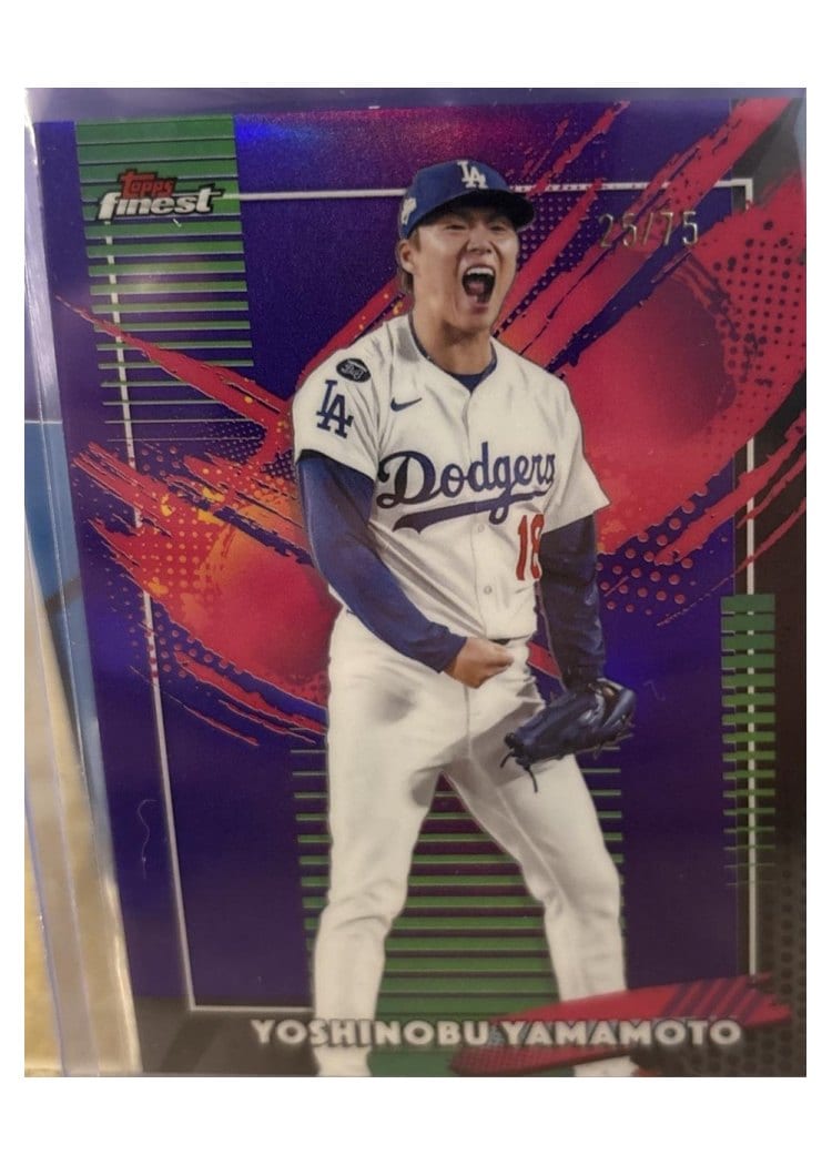 2026 Topps Finest Yoshinobu Yamamoto #215 card