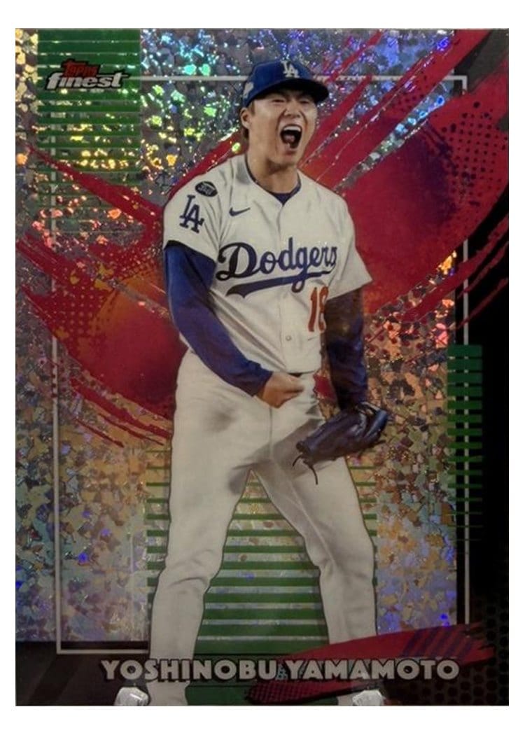 2026 Topps Finest Yoshinobu Yamamoto #215 card