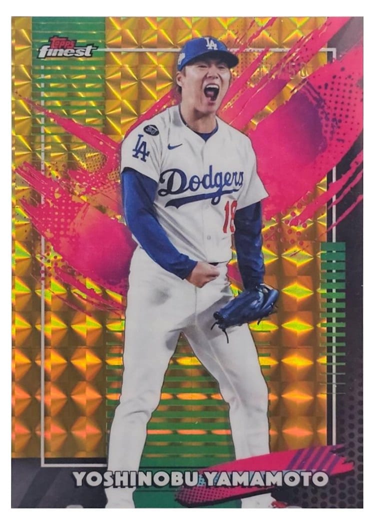 2026 Topps Finest Yoshinobu Yamamoto #215 card