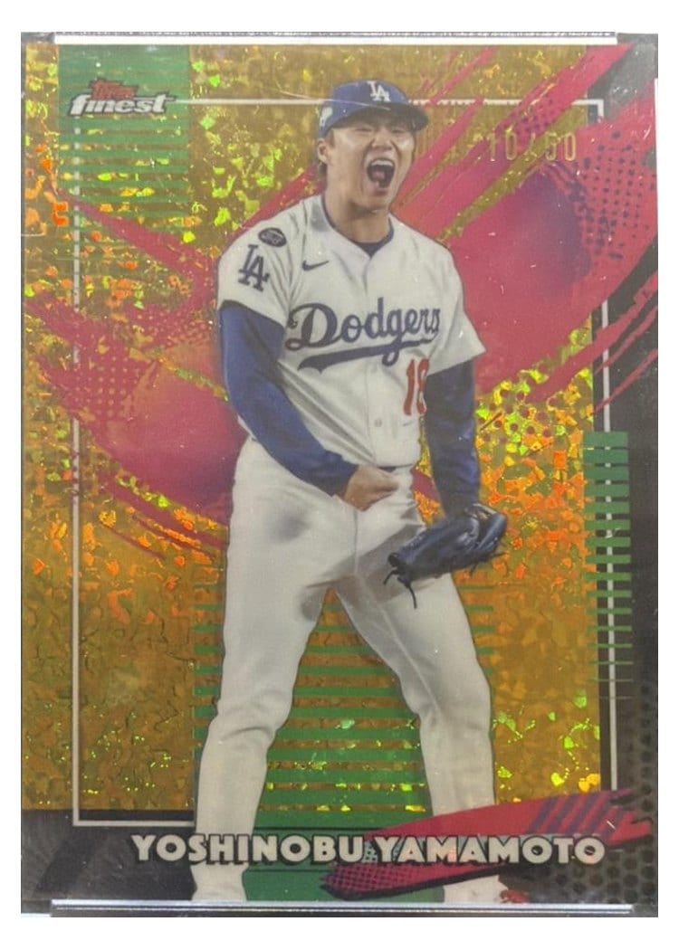 2026 Topps Finest Yoshinobu Yamamoto #215 card