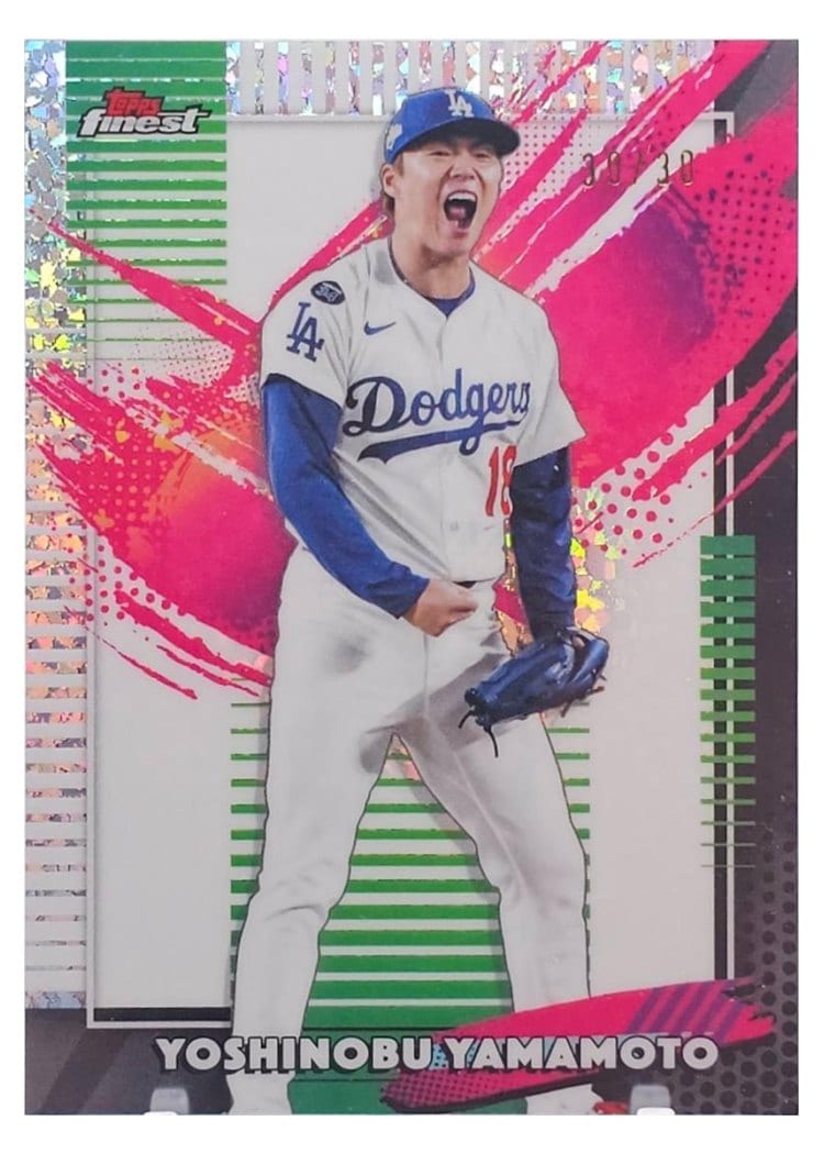 2026 Topps Finest Yoshinobu Yamamoto #215 card