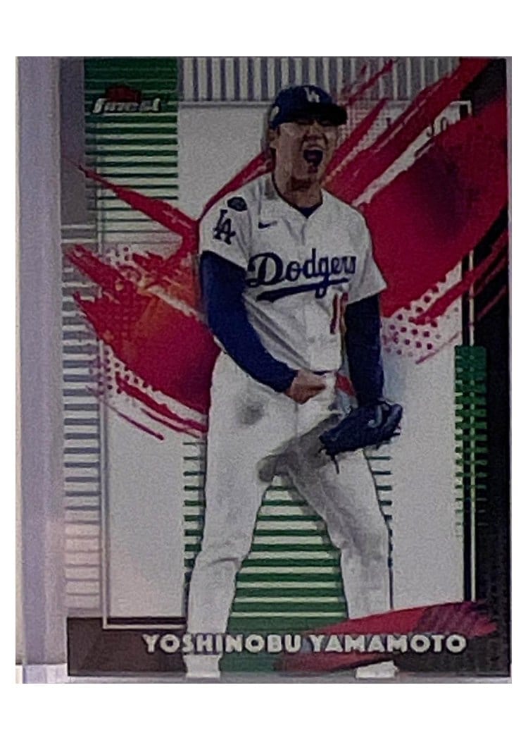 2026 Topps Finest Yoshinobu Yamamoto #215 card