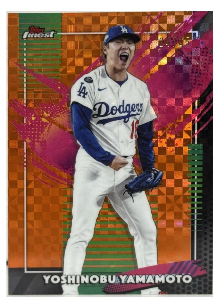 2026 Topps Finest Yoshinobu Yamamoto #215 card