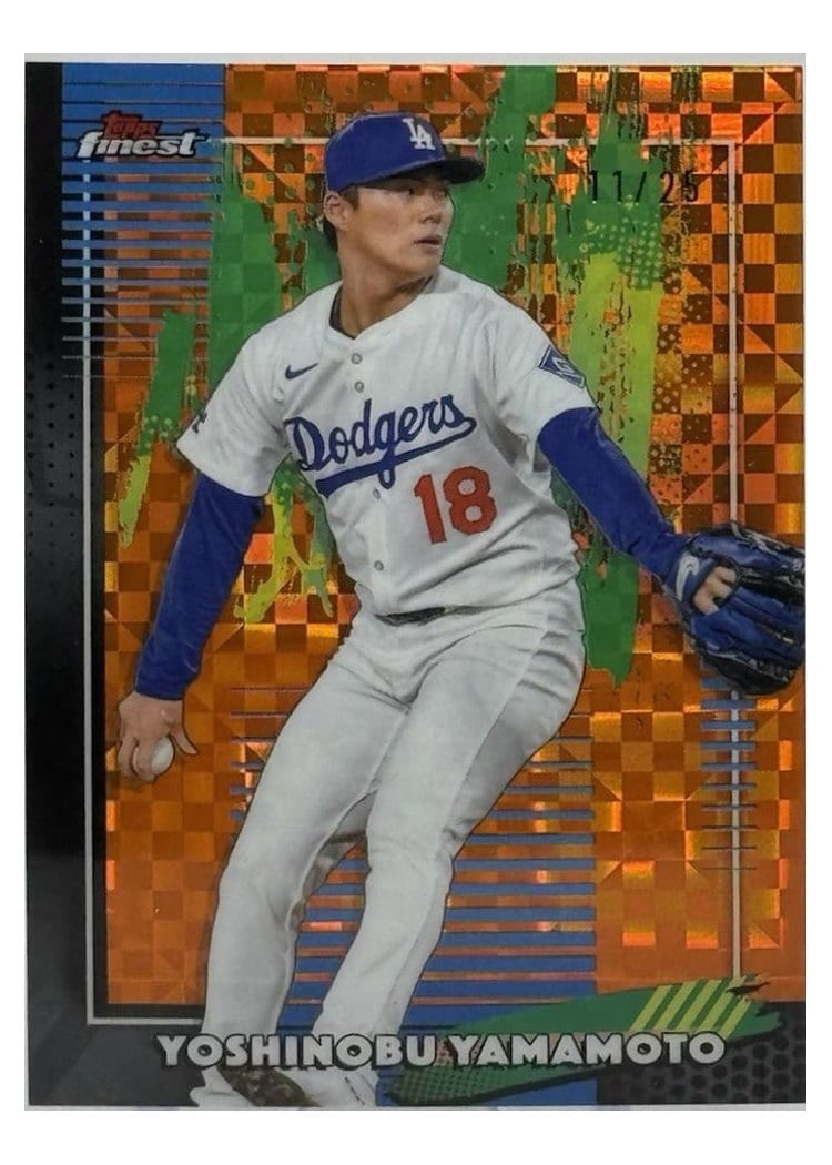2026 Topps Finest Yoshinobu Yamamoto #215 card