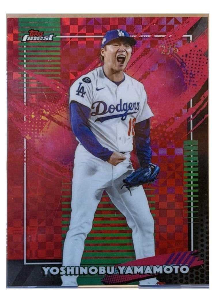 2026 Topps Finest Yoshinobu Yamamoto #215 card