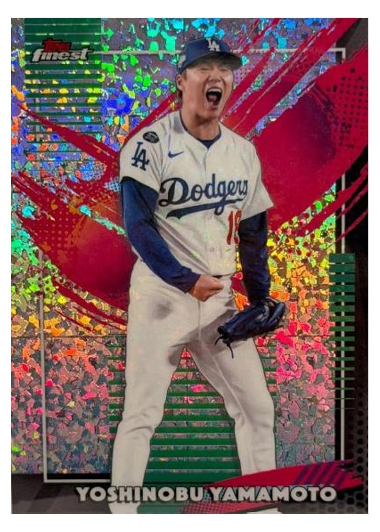 2026 Topps Finest Yoshinobu Yamamoto #215 card