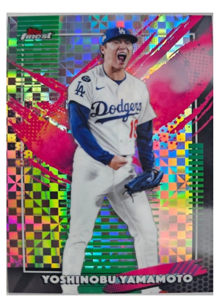 2026 Topps Finest Yoshinobu Yamamoto #215 card