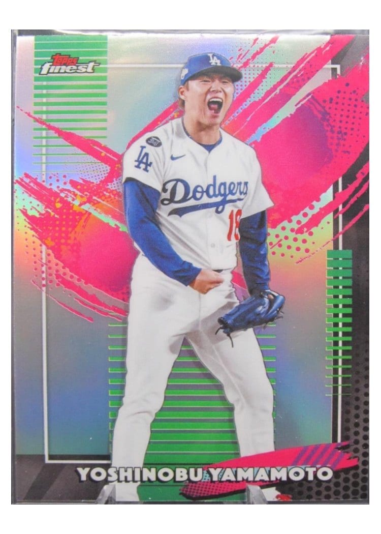 2026 Topps Finest Yoshinobu Yamamoto #215 card