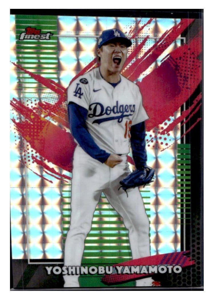 2026 Topps Finest Yoshinobu Yamamoto #215 card