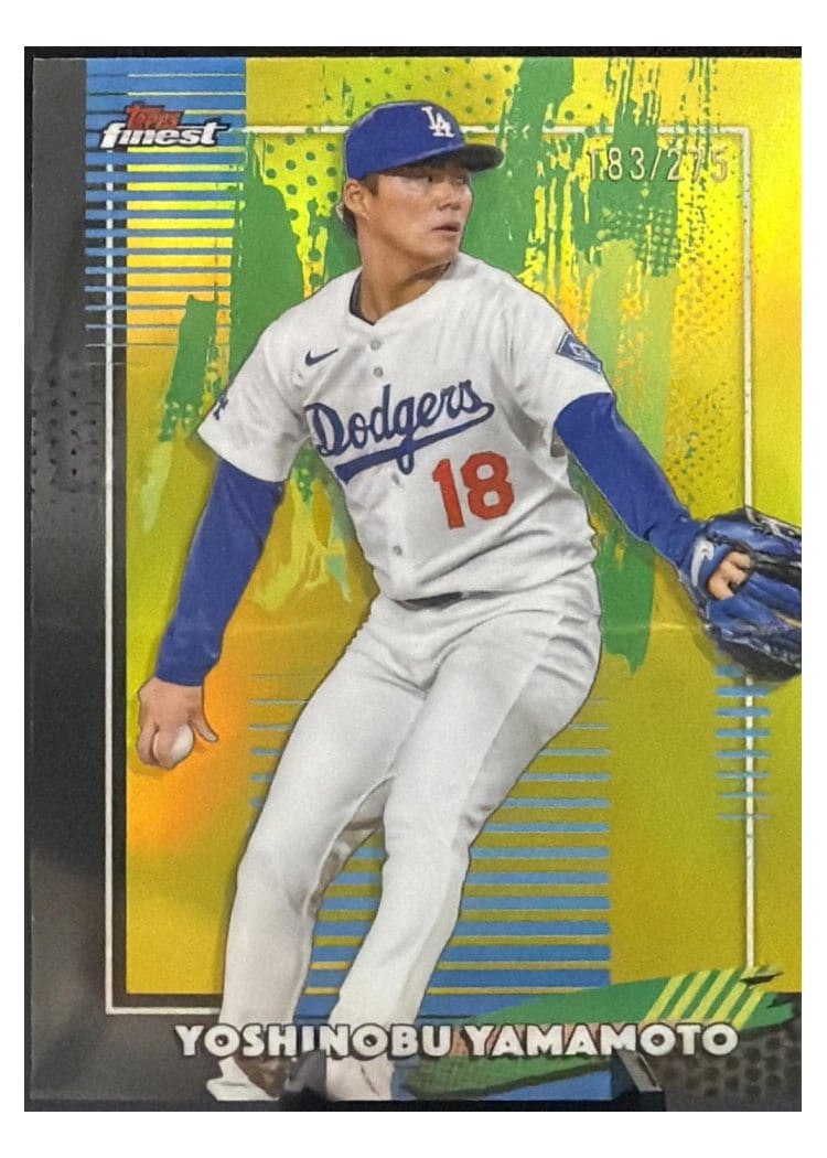 2026 Topps Finest Yoshinobu Yamamoto #26 card