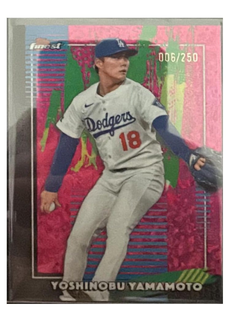 2026 Topps Finest Yoshinobu Yamamoto #26 card